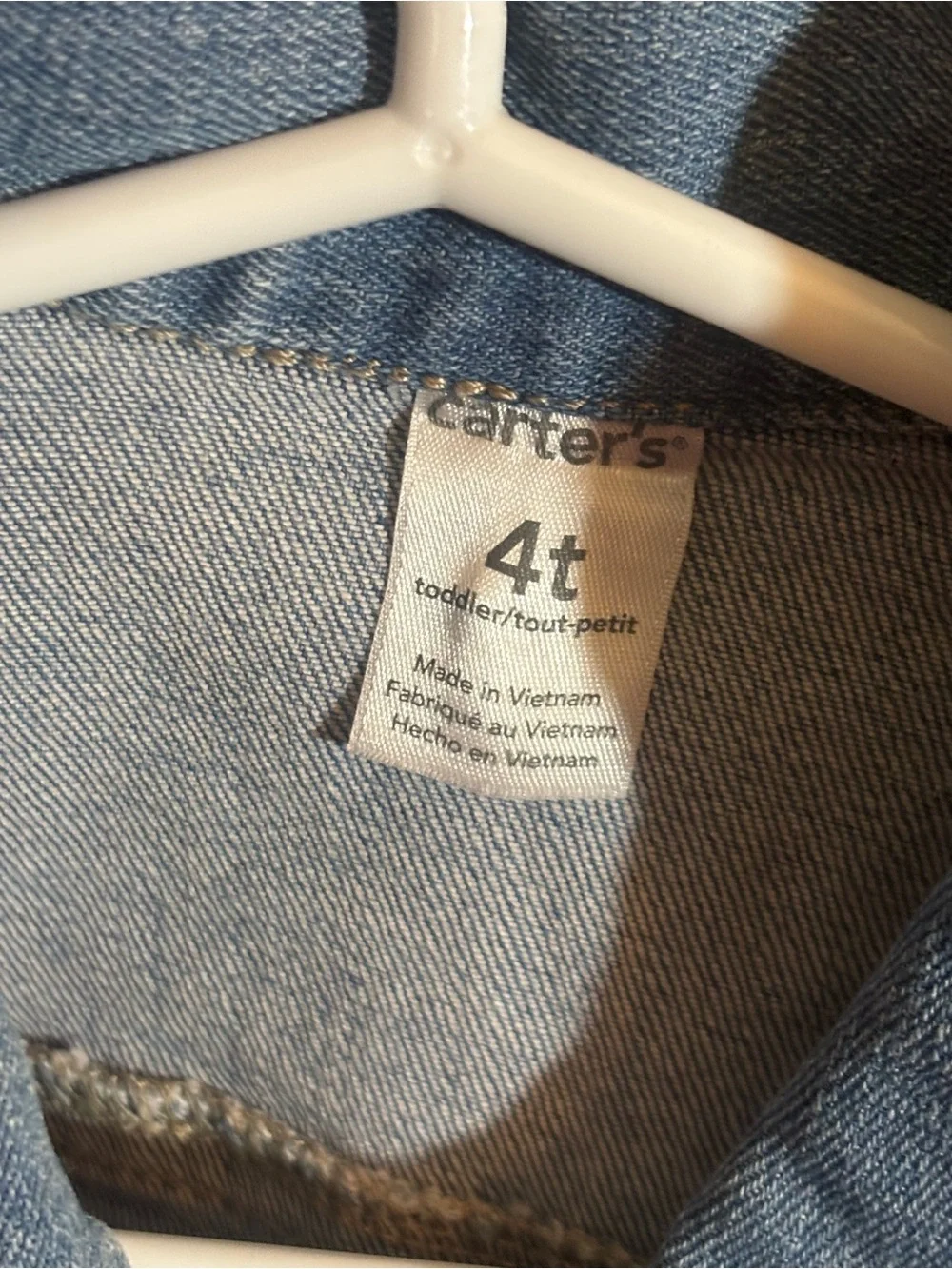 Girls Embellished Jean Jacket Pocahontas Size 4T